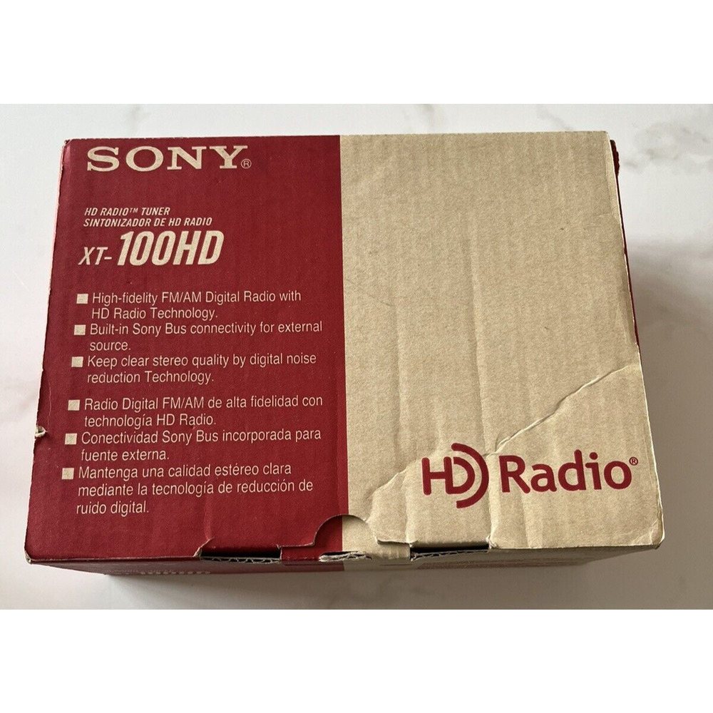 NEW Sony XT-100HD HD Radio High-Fidelity FM/AM Digital Radio Technology NIB